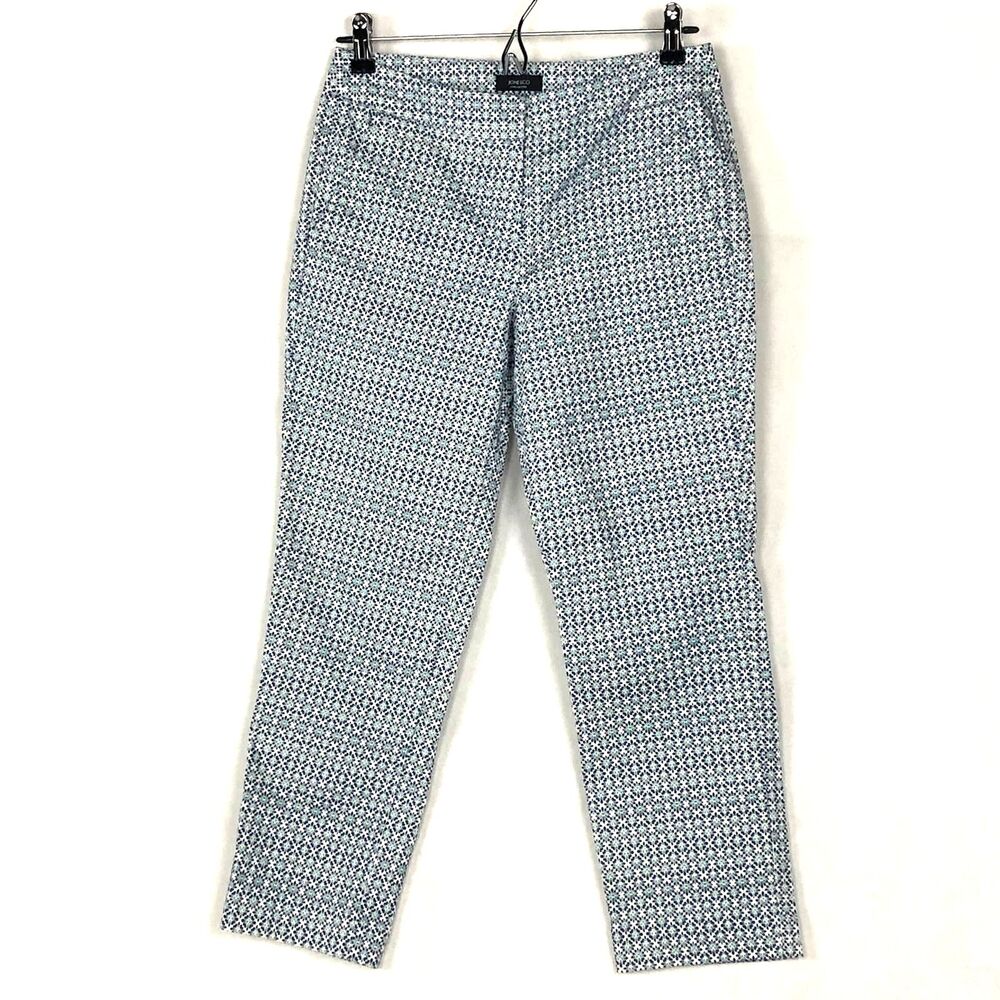 Jones New York Capris Pants Green Blue size 4